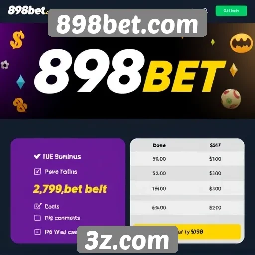 Análise das promoções e bônus do site 898bet