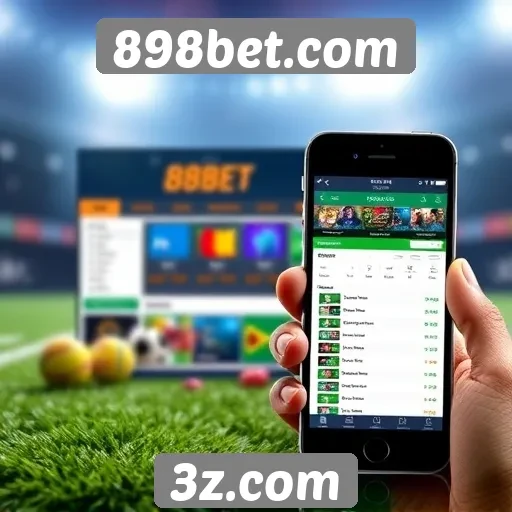 Acessibilidade móvel no site 898bet.com é destacada